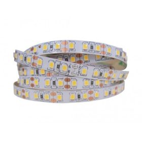   LED szalag , 2835 , 128 led/m , 9 Watt/m , meleg fehér , 1390 lumen/m , 5 év garancia