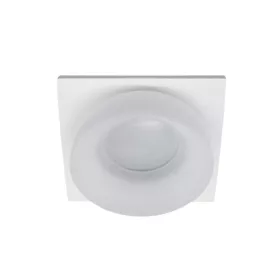 SA-045/1 SPOT LÁMPATEST 1XGU5.3 NÉGYZET FEHÉR/FEHÉR