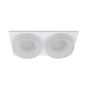 SA-045/2 SPOT LÁMPATEST 2XGU5.3 NÉGYZET FEHÉR/FEHÉR