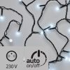 Led fényfüzér , beltéri/kültéri , cherry , 80 led , 8 m , hideg fehér , időzítős , IP44