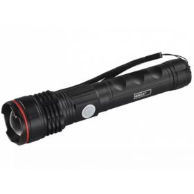   Led zseblámpa , tölthető , 3 világítási mód , USB , dimmelhető , 18 cm , IP44