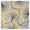 LED fényfüzér – fürtök, nano, 8 m, beltéri, meleg fehér, időzítő, IP20, EMOS, D3AW11
