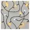 LED karácsonyi fényfüzér, villogó, 12 m, kültéri és beltéri, meleg/hideg fehér, időzítő, CCT, IP44, EMOS, D4AN02
