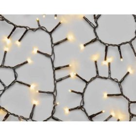   Led fényfüzér , beltéri/kültéri , 300 led , 6 m , meleg fehér , időzítős , IP44