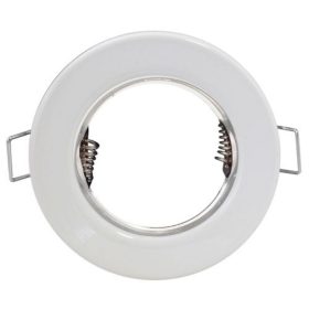   Olcsó spot lámpatest , GU10 vagy MR16 , fehér , 2 darabos csomag , OP