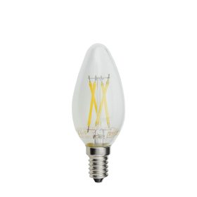   LED izzószálas gyertyaizzó c35 E14, 4W, 4500K, természetes fehér, 400 lm, Optonica, 1471