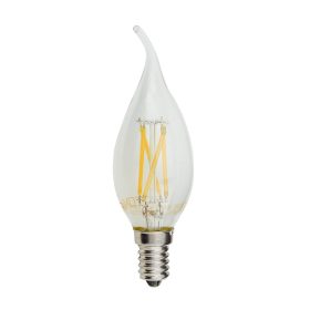   LED izzószálas gyertyaizzó c35t E14, 4W, 2700K, meleg fehér, 400 lm, Optonica, 1482