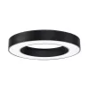 LED mennyezeti lámpa kerek formájú, feketetel, 36W, 3000K, meleg fehér, 2700 lm, Optonica, 2914