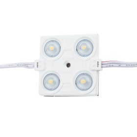   LED lencse modul 4 2835 vízálló, 2,4W, 3000K, meleg fehér, dimmelhető, 240 lm, IP65, Optonica, 4562