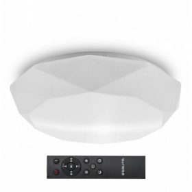   Asalite LED Mennyezeti Lámpa OLIVIA 48W 3000K, 4000K, 6500K (3400 lumen) Gyémánt + Távirányító CCT