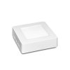 LED panel , 6W , falon kívüli , négyzet , természetes fehér , Epistar chip , 2 + 1 év garancia , LEDISSIMO