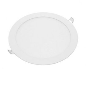   LED panel , 24W , süllyesztett , kerek , természetes fehér , Epistar chip , 2 + 1 év garancia , LEDISSIMO