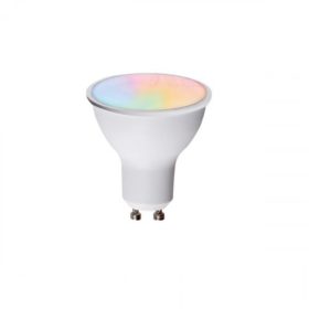   LED lámpa , égő , GU10 , 4.7 Watt , RGB , CCT , dimmelhető , WIFI/Bluetooth , KANLUX SMART , TUYA