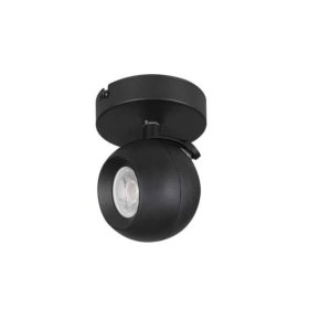   LED lámpa , mennyezeti , oldalfali , GU10 foglalat , fekete , GALOBA