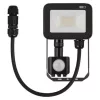 EMOS LED reflektor INOVO 10W 1100lm mozgásérzékelőve IP65 term. fehér, 4000K, 220–240V, CRI> 80, antracit, Természetes fehér, ZS2712