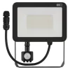 EMOS LED reflektor INOVO 50W 5500lm mozgásérzékelőve IP65 term. fehér, 4000K, 220–240V, CRI> 80, antracit, Természetes fehér, ZS2742