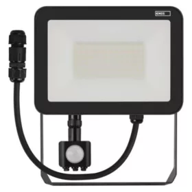   EMOS LED reflektor INOVO 50W 5500lm mozgásérzékelőve IP65 term. fehér, 4000K, 220–240V, CRI> 80, antracit, Természetes fehér, ZS2742