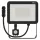 EMOS LED reflektor INOVO 50W 5500lm mozgásérzékelőve IP65 term. fehér, 4000K, 220–240V, CRI> 80, antracit, Természetes fehér, ZS2742