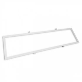   Led panel , beépítő keret , gipszkartonba süllyeszthető , 1200 x 300 mm , fehér , LEDISSIMO