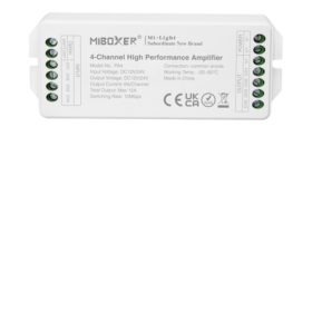  Jelerősítő , Monokróm/RGB/RGBW szalagokhoz , 180 Watt , 4 csatorna , 4x6 Amper , Miboxer (Mi-Light)  , PA4