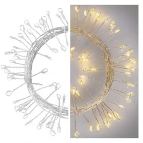   LED karácsonyi nano fényfüzér – süni, 2,4 m, 3x AA, beltéri, meleg fehér, időzítő, IP20, EMOS, D3FW01