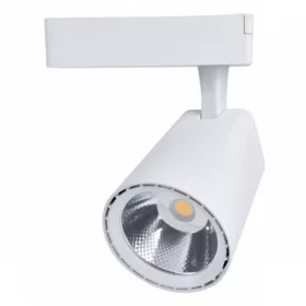   Sínes LED lámpa , track light , 1 fázisú , 2 pólusú , 20 Watt , 36° , természetes fehér , fehér , Elmark