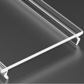   VÍZTISZTA  fedő alumínium profilhoz ( ILEDO , INSO , SOLIS ) 2 méter