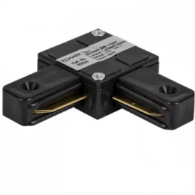   Track light sín adapter , 3 fázisú , 4 pólusú , L típus , fekete , Elmark