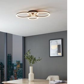   LED lámpa , mennyezeti , 41W , CCT , fekete , ZigBee , EGLO , PARRAPOS-Z , 900319