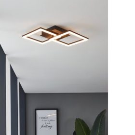   LED lámpa , mennyezeti , 21.5W , CCT , ZigBee , fekete , EGLO , PARANDAY-Z , 900316