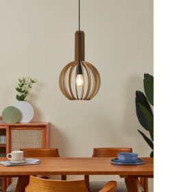   LED lámpa , függeszték , mennyezeti , E27 foglalat , juhar , 31 cm , EGLO , VELASCO , 900151