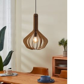   LED lámpa , függeszték , mennyezeti , E27 foglalat , juhar , 38 cm , EGLO , VELASCO , 900152