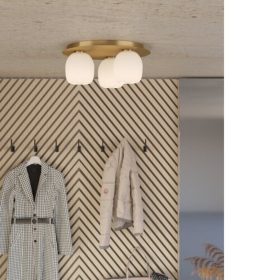   LED lámpa , mennyezeti , 3 x E27 foglalat , arany , EGLO , MANZANARES , 900304