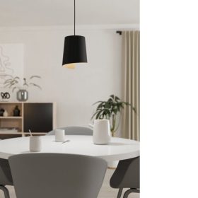   EGLO , 900425 , BOLIVIA , f&uuml;ggeszt&eacute;k , E27 , 1X40W , IP20 , fekete, homoksz&iacute;n