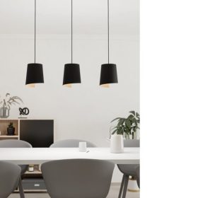   EGLO , 900426 , BOLIVIA , f&uuml;ggeszt&eacute;k , E27 , 3X40W , IP20 , fekete, homoksz&iacute;n