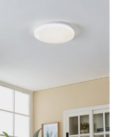   LED lámpatest , mennyezeti/fali , kerek , kristály hatású , 18W , természetes fehér , IP44 , EGLO , FRANIA-S  , 900363