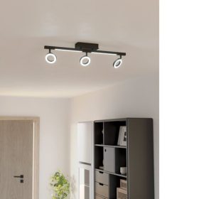   EGLO , 900515 , CARDILLIO 2 , spot l&aacute;mpa , 3000 K , LED , 3X3,2W , IP20 , szatin&aacute;lt