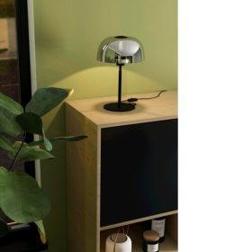   LED lámpa , asztali , E27 foglalat , fekete , EGLO , SOLO 2 , 900141