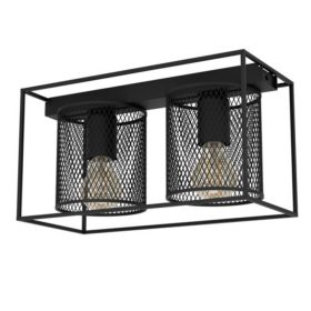   EGLO , 43772 , CATTERICK , mennyezeti l&aacute;mpa , E27 , 2X40W , IP20