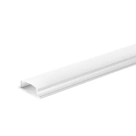   Alumínium profil LED szalaghoz 18*06mm, ezüst/fehér fedő, Optonica, 5132