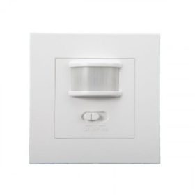 LED Infravörös mozgásérzékelő , PIR , 160° , fehér