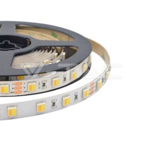   5 méter LED szalag , 24 Volt DC , 2835 , CCT , 120 led/m , 14V , IP65 - 5 MÉTERES TEKERCSBEN