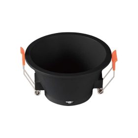 LED spotlámpa keret kerek, GU10, fekete, V-TAC, 6637