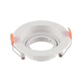 LED spotlámpa keret kerek, GU10, fehér, V-TAC, 6658