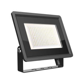   LED reflektor Slimline F osztály, 200w, 6500K, hideg fehér, 17600lm, 110°, fekete, CRI>70, IP65, V-TAC, 6734