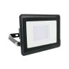 LED reflektor Slimline PRO, 30w, 6500K, hideg fehér, 2340lm, 100°, fekete, CRI>80, IP65, V-TAC, 20312