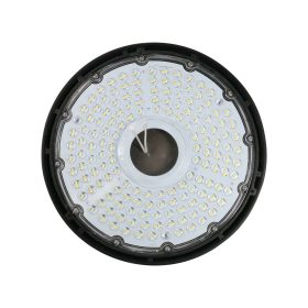   LED csarnokvilágító PRO UFO 90°, 200w, 4000K, természetes fehér, 23000lm, fekete, CRI>70, IP65, V-TAC, 20323