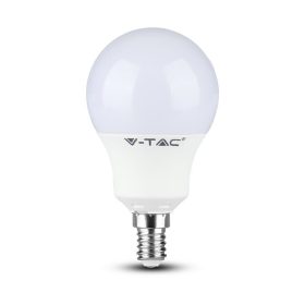   LED izzó E14 PRO, 8,5w, 4000K, természetes fehér, 806lm, 200°, fehér, CRI>80, V-TAC, 21115