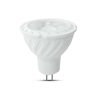 LED spot égő Samsung chippel, 6w, 3000K, meleg fehér, 445lm, GU5.3, 38°, fehér, CRI>80, V-TAC, 21207