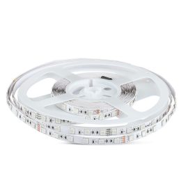   Beltéri LED szalag, 10 w, 4000K, természetes fehér, 830 lm/m, 24V, 120°, CRI>80, V-TAC, 212459